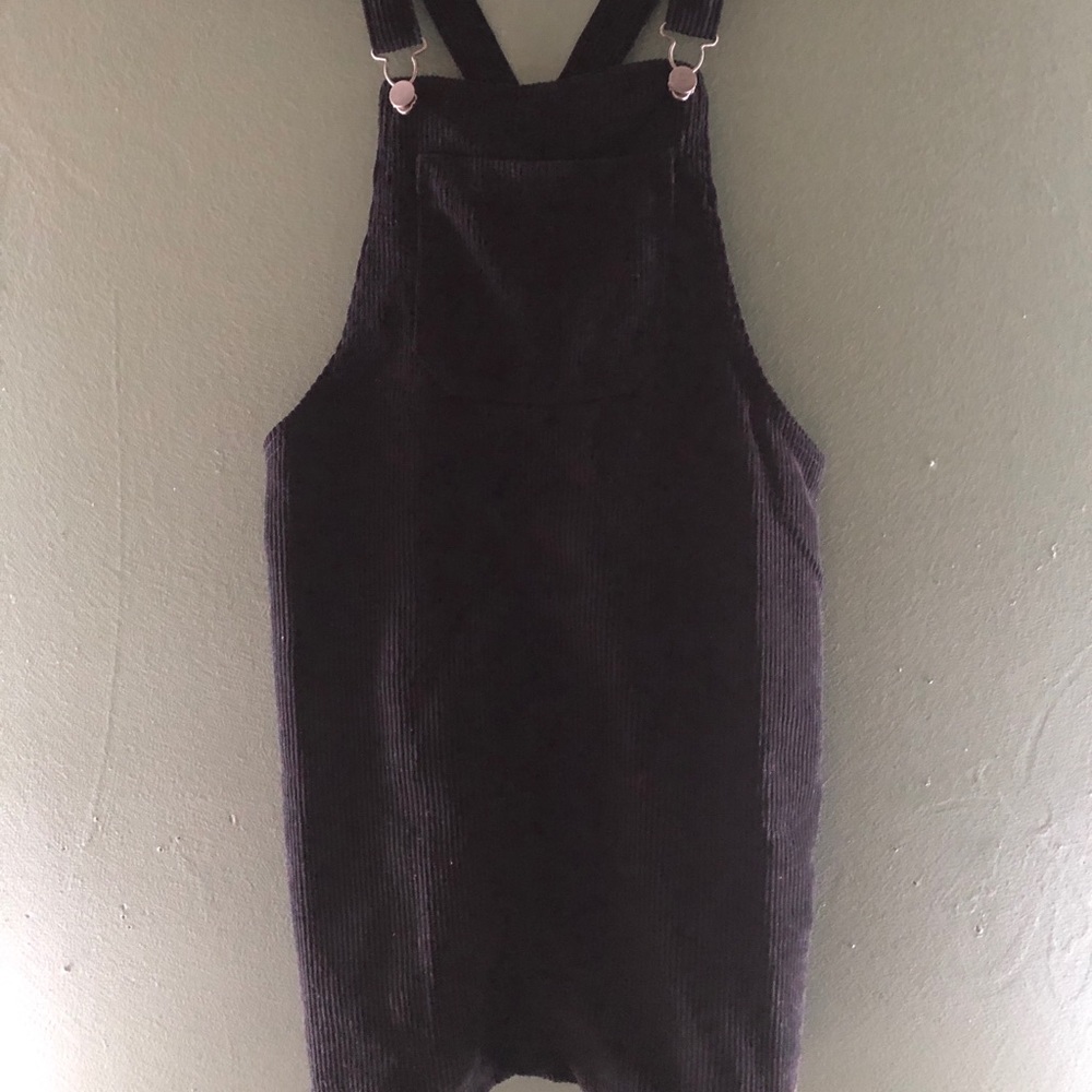 Corduroy Pinafore Minidress